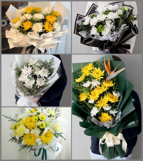 安徽马鞍山当涂县江心乡白事花束代送